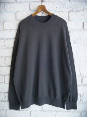 画像1: BATONER【MEN'S】SILK CREW NECK KNIT バトナー シルククルーネックニット（BN-25SM-036） (1)