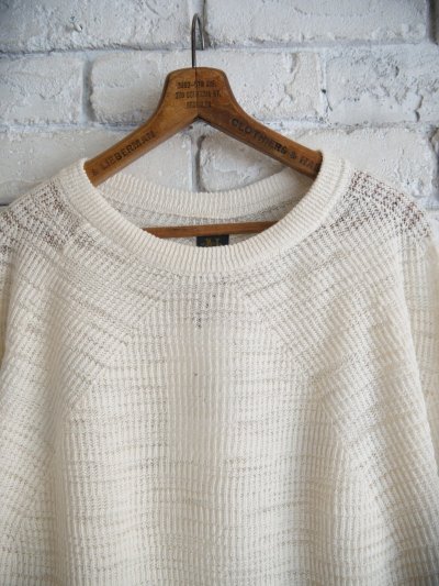 画像2: BATONER【WOMEN'S】SLUBY SIGNATURE CREW NECK KNIT バトナー スラブシグネチャークルーネックニット（BN-25SL-033）