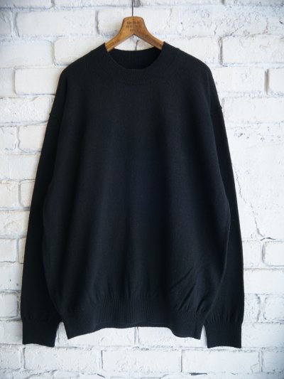 画像1: BATONER【MEN'S】SILK CREW NECK KNIT バトナー シルククルーネックニット（BN-25SM-036）