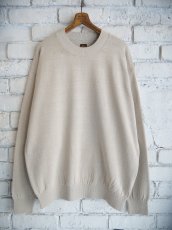 画像1: BATONER【MEN'S】SILK CREW NECK KNIT バトナー シルククルーネックニット（BN-25SM-036） (1)