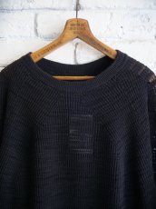 画像2: BATONER【WOMEN'S】SLUBY SIGNATURE CREW NECK KNIT バトナー スラブシグネチャークルーネックニット（BN-25SL-033） (2)