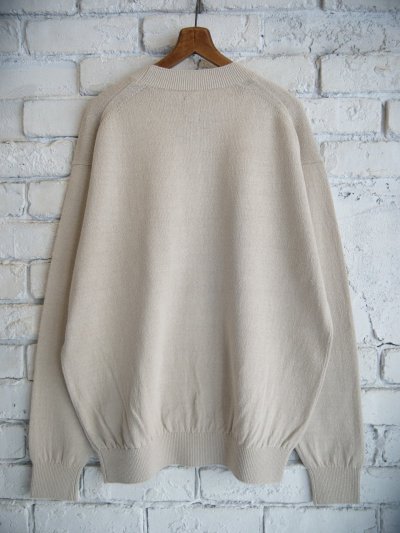 画像3: BATONER【MEN'S】SILK CREW NECK KNIT バトナー シルククルーネックニット（BN-25SM-036）