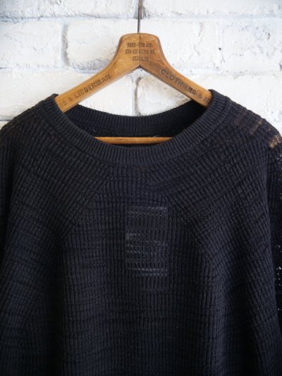 画像2: BATONER【WOMEN'S】SLUBY SIGNATURE CREW NECK KNIT バトナー スラブシグネチャークルーネックニット（BN-25SL-033）