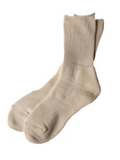 画像7: ROTOTO WASHI PILE CREW SOCKS ロトト 和紙パイルクルーソックス（R1511-241） (7)