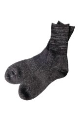 画像5: ROTOTO WASHI PILE CREW SOCKS ロトト 和紙パイルクルーソックス（R1511-241） (5)