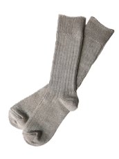 画像9: ROTOTO LINEN COTTON RIBBED CREW SOCKS ロトト リネンコットンリブドクルーソックス（R1461-231） (9)