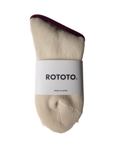 画像2: ROTOTO WASHI PILE CREW SOCKS ロトト 和紙パイルクルーソックス（R1511-241）