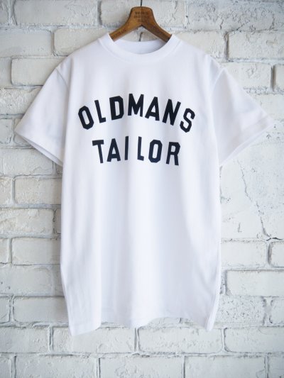 画像1: R&D.M.Co- / OLDMAN'S TAILOR OMT FLOCKY PRINT CREW S/S TEE  オールドマンズテーラー アールアンドディーエムコー フロッキープリントTシャツ（m1237b34）