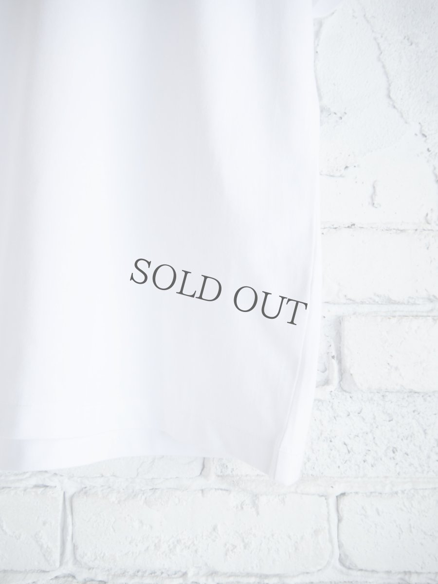 画像3: R&D.M.Co- / OLDMAN'S TAILOR OMT FLOCKY PRINT CREW S/S TEE  オールドマンズテーラー アールアンドディーエムコー フロッキープリントTシャツ（m1237b34） (3)