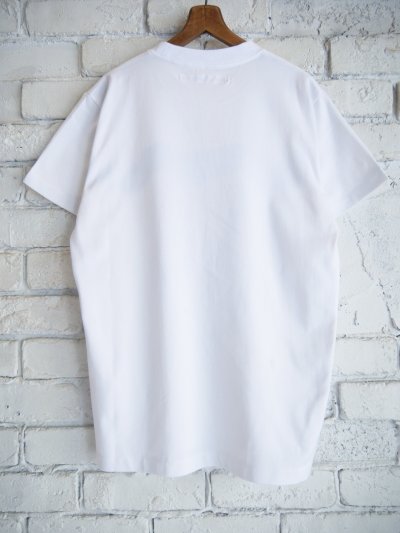 画像3: R&D.M.Co- / OLDMAN'S TAILOR OMT FLOCKY PRINT CREW S/S TEE  オールドマンズテーラー アールアンドディーエムコー フロッキープリントTシャツ（m1237b34）