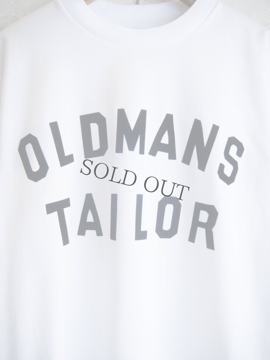 画像2: R&D.M.Co- / OLDMAN'S TAILOR OMT FLOCKY PRINT CREW S/S TEE  オールドマンズテーラー アールアンドディーエムコー フロッキープリントTシャツ（m1237b34） (2)