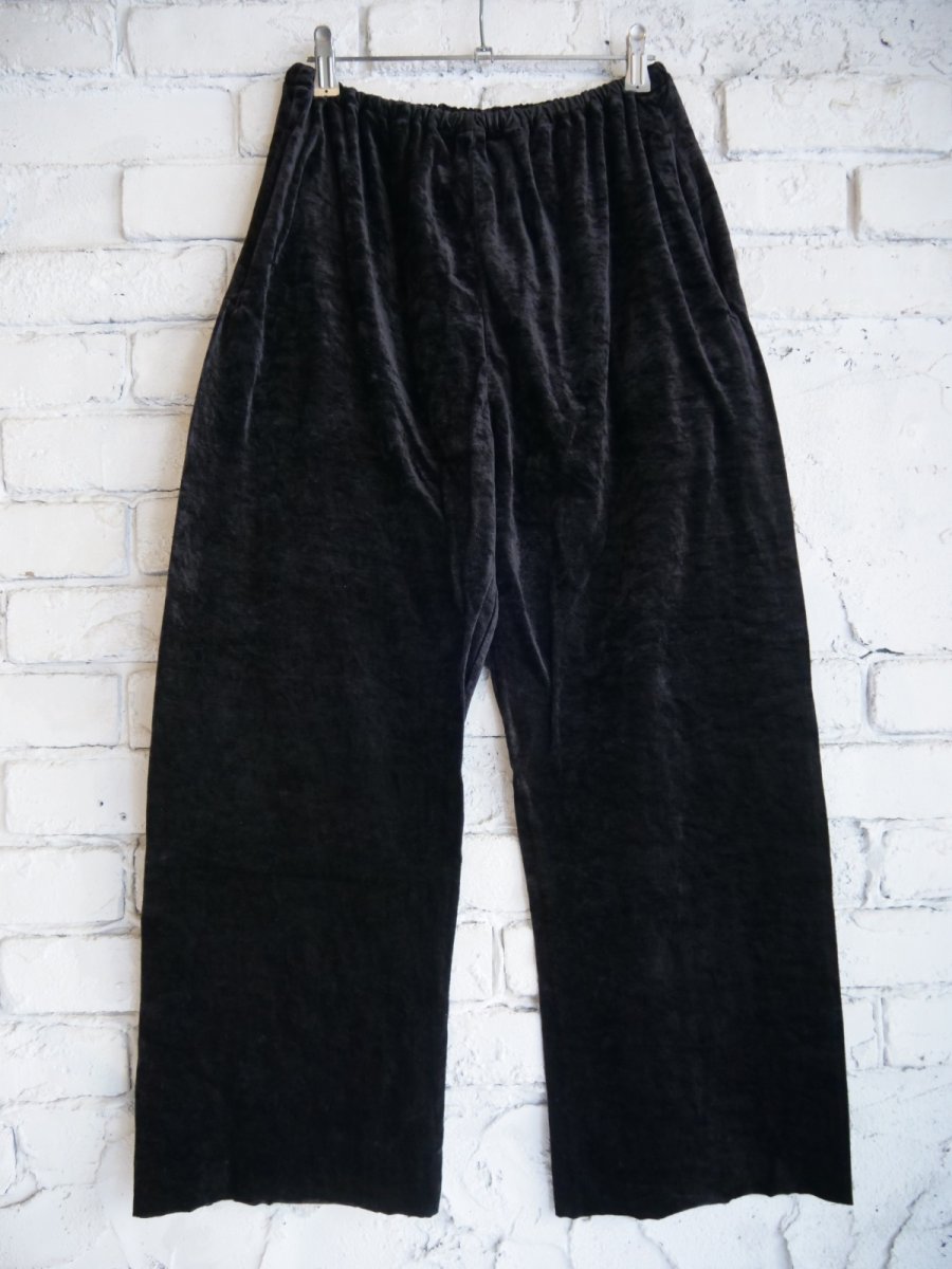 画像1: quitan VELOUR EASY PANTS キタン ベロアイージーパンツ（5140019） (1)