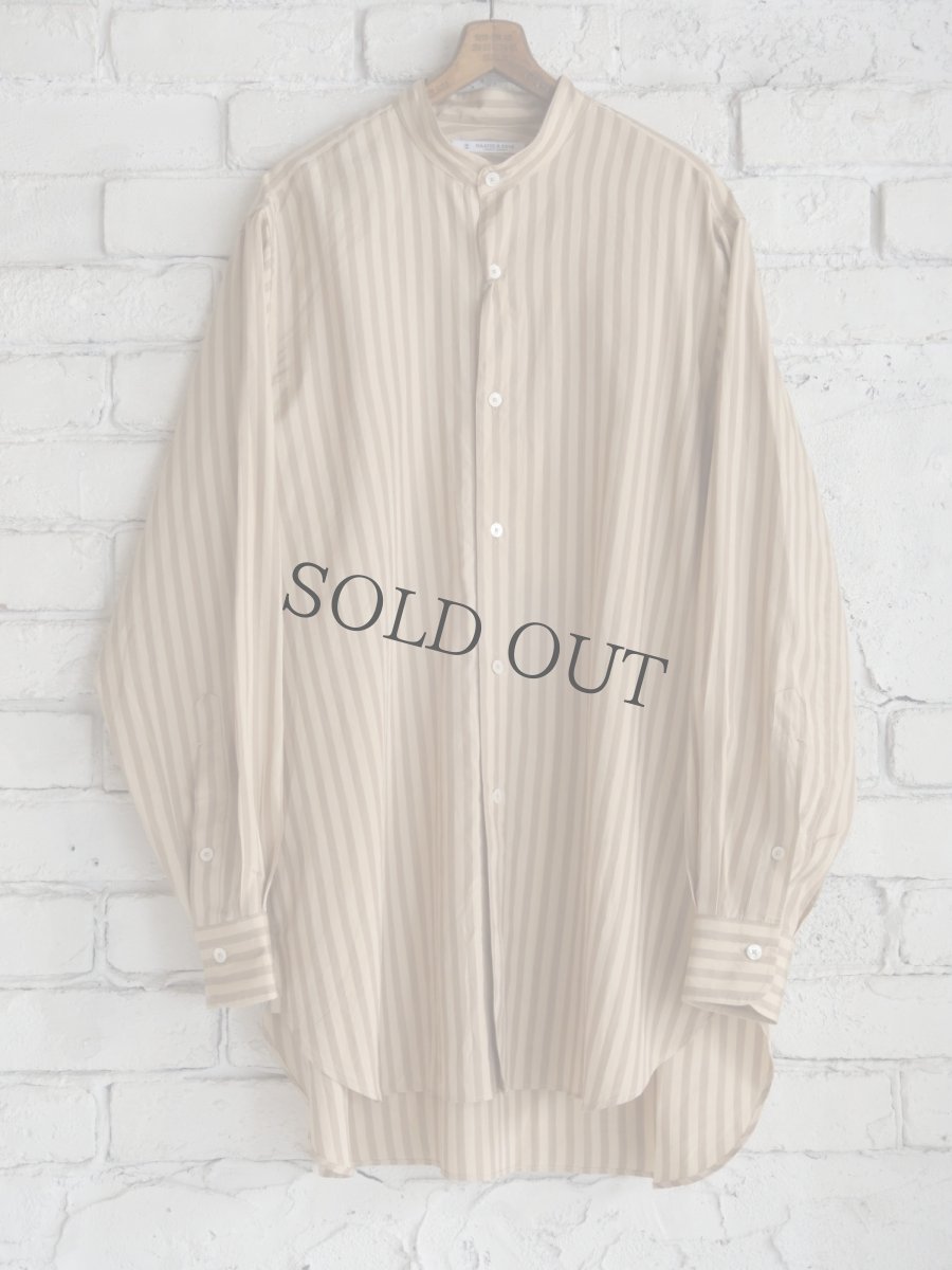 画像1: MAATEE&SONS BAND COLLAR SHIRTS マーティーアンドサンズ  バンドカラーシャツ（MT5103-0619A） (1)