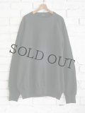 COMOLI 24SS 製品染 裏毛 クルーネック 2 INK BLACK コットン裏毛クルーネック – COVERCHORD