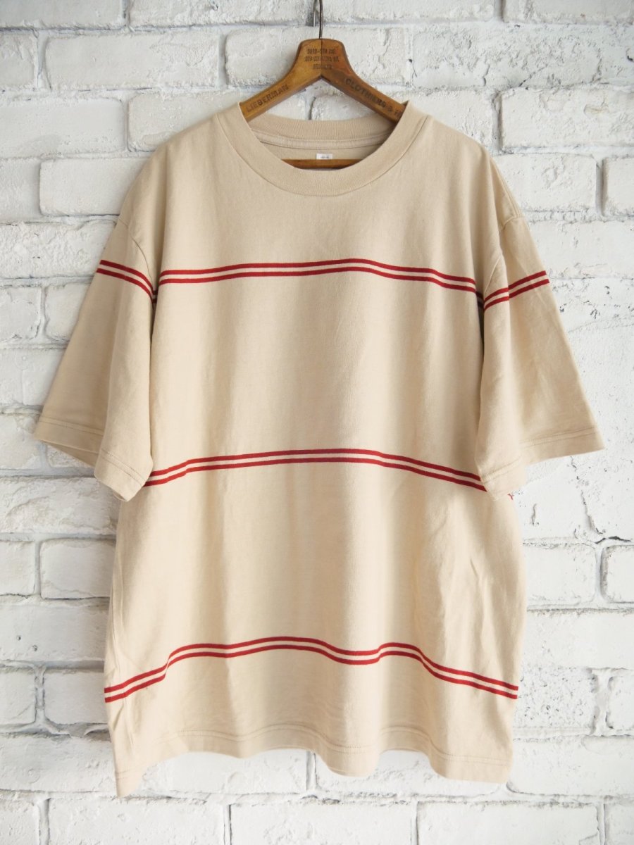 画像1: blurhms  C/NAPP Border Plain Teeブラームス ボーダープレーンTシャツ (BHS25S030Bdr) (1)