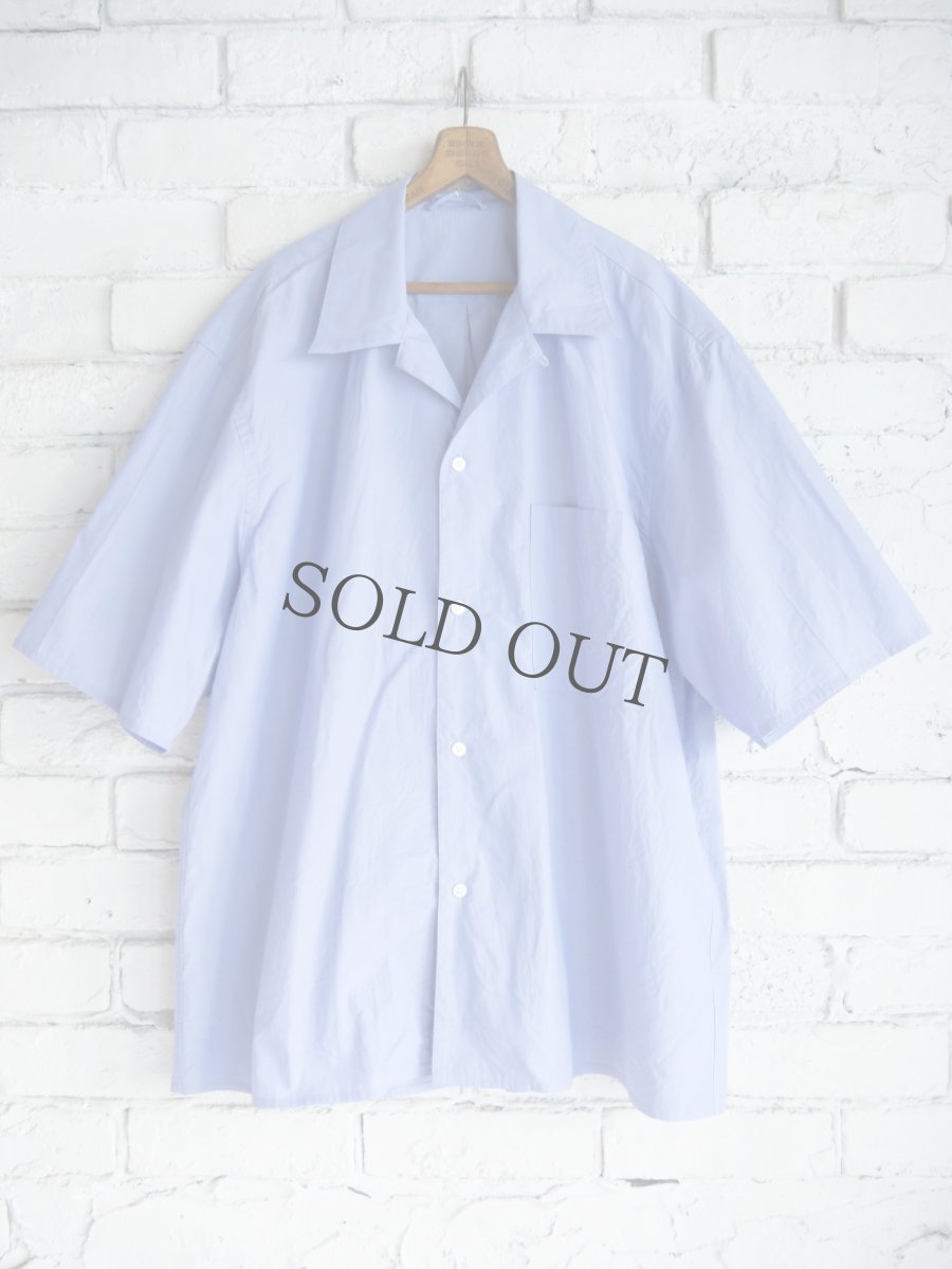 画像1: blurhms Chambray Open-Collar Shirt ブラームス シャンブレーオープンカラーシャツ (BHS25S021) (1)