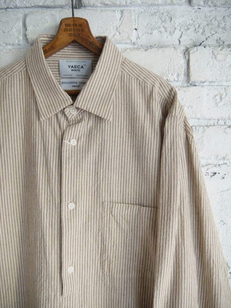 画像2: 【SALE】YAECA (45110) ヤエカ プルオーバーロングシャツ