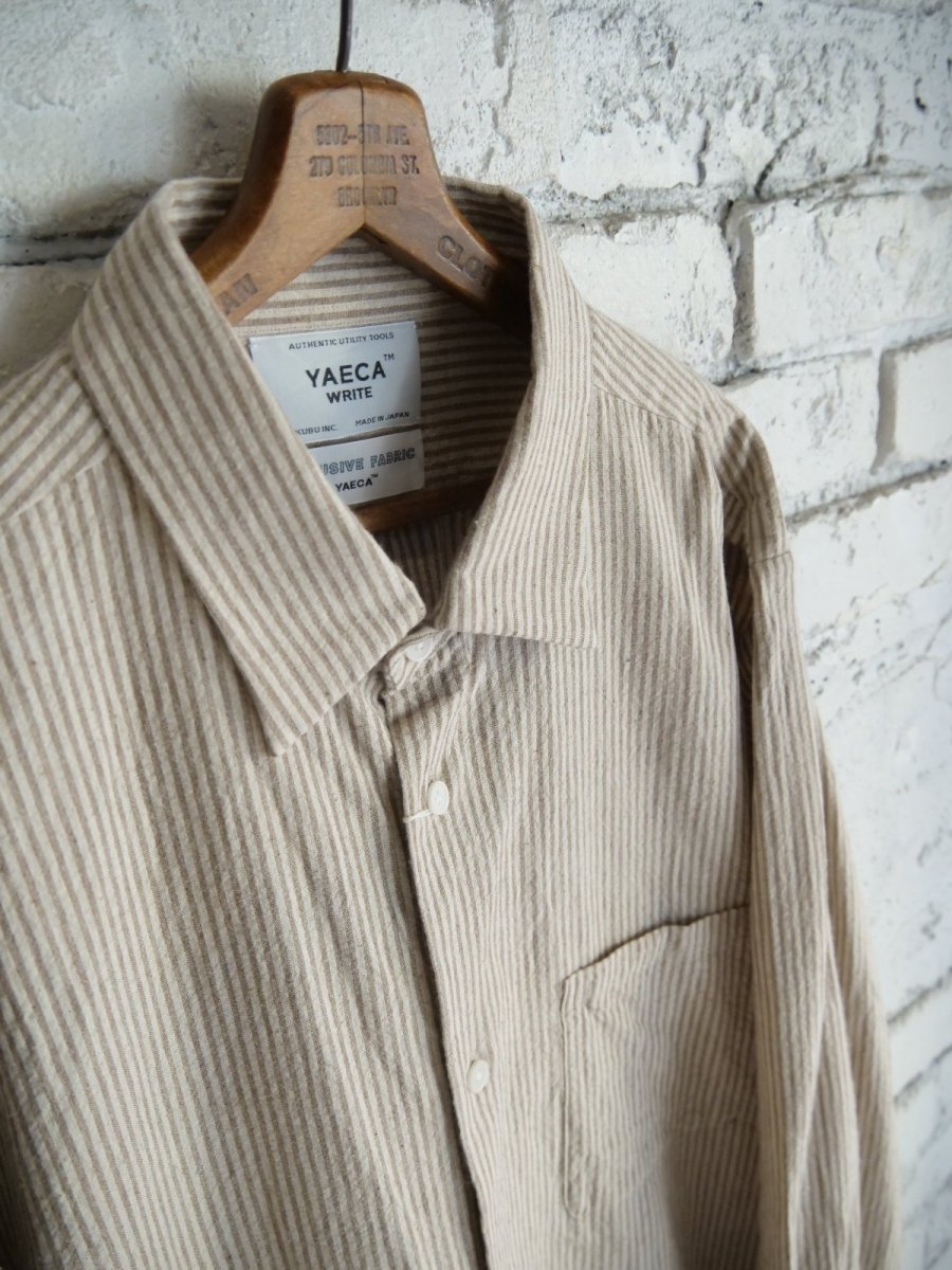 画像3: 【SALE】YAECA (45110) ヤエカ プルオーバーロングシャツ (3)