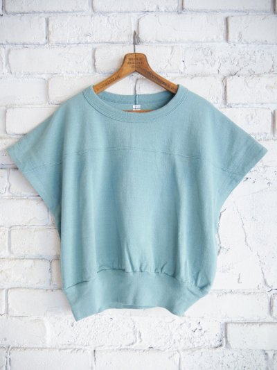 画像1: blurhms（レディース）Co/Silk Nep Hem-Rib Football Sleeveless ブラームス コットンシルクネップ ヘムリブ フットボールスリーブレス (BHSW25S3)