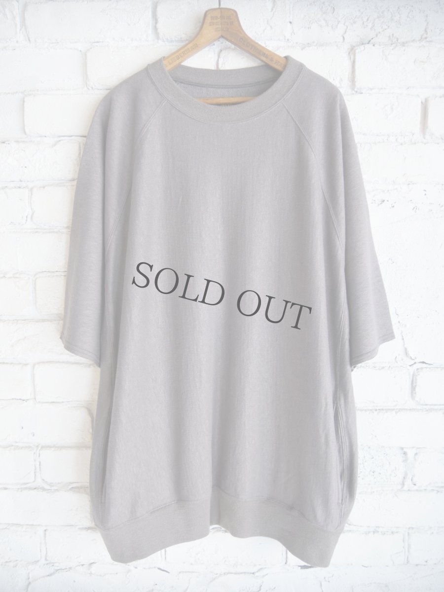 画像1: BATONER【MEN'S】BELGIAN LINEN URAKE CREW NECK S/S バトナー ベルギーリネン裏毛クルーネックショートスリーブ（BN-25SM-050） (1)