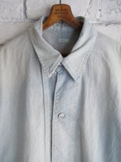 画像2: A.PRESSE indigo Pin Check Coverall アプレッセ インディゴピンチェックカバーオール (25SAP-01-27H) (2)