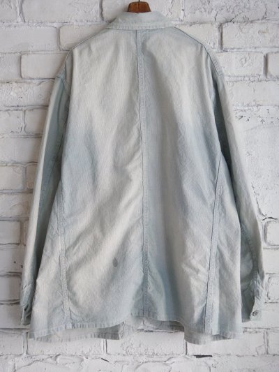 画像3: A.PRESSE indigo Pin Check Coverall アプレッセ インディゴピンチェックカバーオール (25SAP-01-27H)