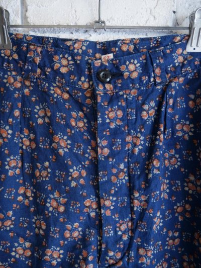 画像2: OUTIL FLOWER PRINT SHORT ウティ フラワープリントショーツ (OV-P036)