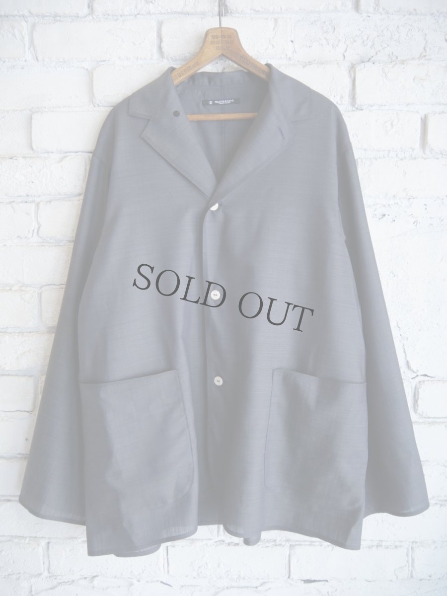 画像1: MAATEE&SONS 折って折って shirts JACKET マーティーアンドサンズ  シャツジャケット（MT5103-0009C） (1)