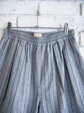 画像2: NEAT Cotton Herringbone Stripe Big Trunks Shorts ニート コットンヘリンボーンストライプビッグトランクスショーツ（25-01HSBTS） (2)