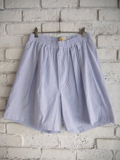 画像1: NEAT Cotton Stripe Big Trunks Shorts ニート コットンストライプビッグトランクスショーツ（25-01CSBTS）