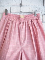 画像2: NEAT Cotton Windowpane Big Trunks Shorts ニート コットンウィンドウペンビッグトランクスショーツ（25-01CWBTS） (2)