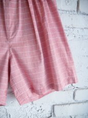 画像4: NEAT Cotton Windowpane Big Trunks Shorts ニート コットンウィンドウペンビッグトランクスショーツ（25-01CWBTS） (4)