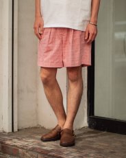 画像6: NEAT Cotton Windowpane Big Trunks Shorts ニート コットンウィンドウペンビッグトランクスショーツ（25-01CWBTS） (6)