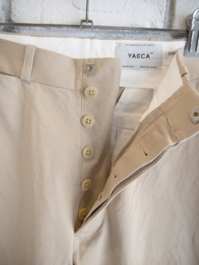画像2: YAECA 【WOMEN'S】（65608）ヤエカ チノワイドパンツ
