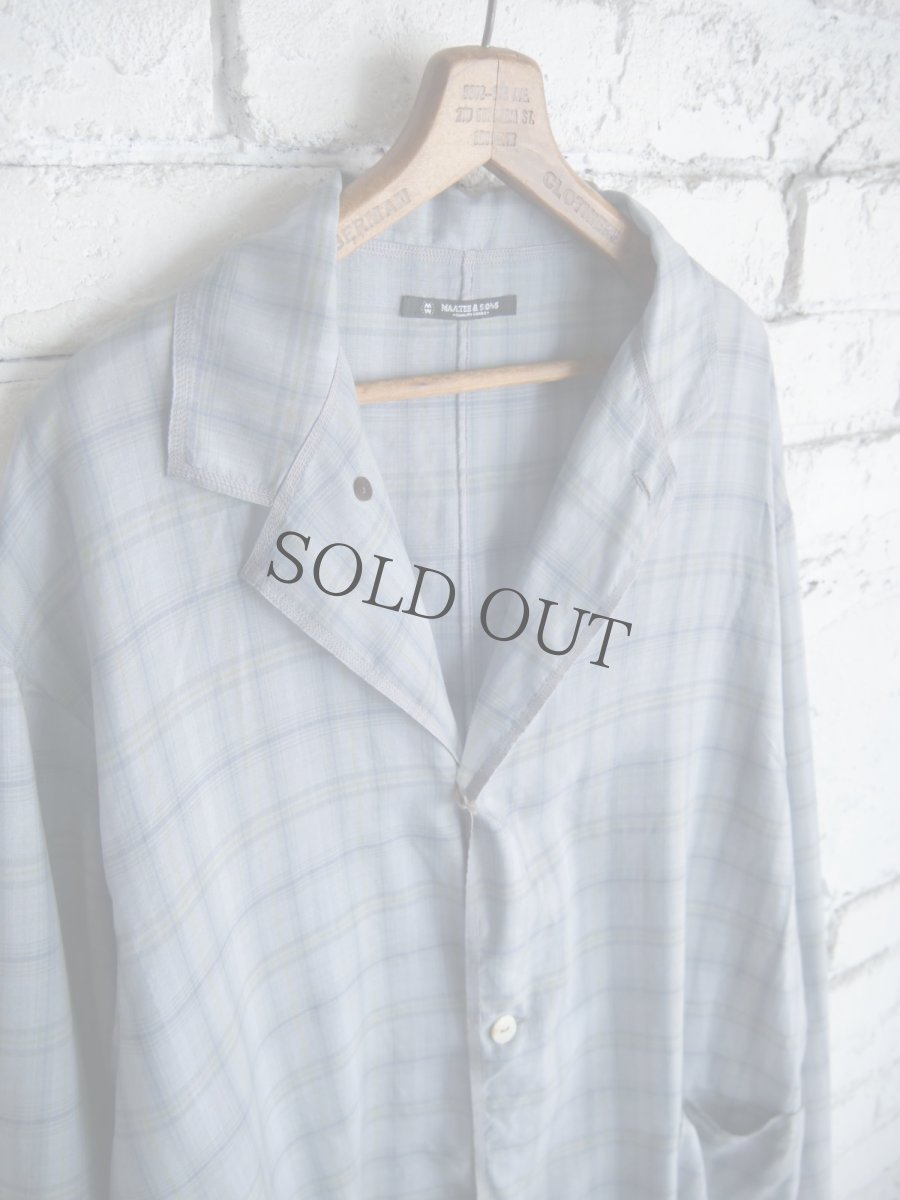 画像4: MAATEE&SONS 折って折って shirts JACKET マーティーアンドサンズ  シャツジャケット（MT5103-0009D） (4)