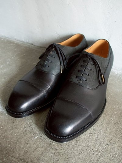 画像1: forme Long Vamp Balmoral shoes フォルメ ロングヴァンプバルモラルシューズ (fm-129)