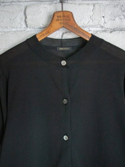 画像2: R&D.M.Co- / OLDMAN'S TAILOR ICE COTTON PUFF SLEEVE CARDIGAN オールドマンズテーラー アールアンドディーエムコー アイスコットンパフスリーブカーディガン（7471）