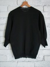 画像4: R&D.M.Co- / OLDMAN'S TAILOR ICE COTTON PUFF SLEEVE CARDIGAN オールドマンズテーラー アールアンドディーエムコー アイスコットンパフスリーブカーディガン（7471） (4)
