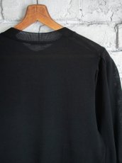 画像5: R&D.M.Co- / OLDMAN'S TAILOR ICE COTTON PUFF SLEEVE CARDIGAN オールドマンズテーラー アールアンドディーエムコー アイスコットンパフスリーブカーディガン（7471） (5)