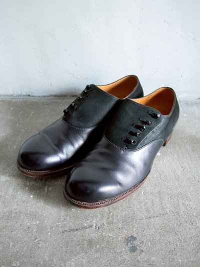 画像1: forme  BUTTON UP SHOES Plain toeフォルメ ボタンアップシューズ（fm-93）