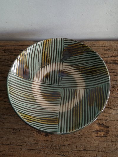 画像1: 小鹿田焼 坂本工窯 7寸皿