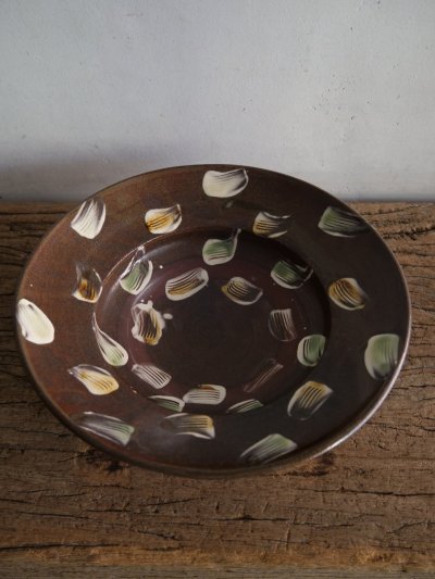 画像1: 小鹿田焼 坂本工窯 8寸皿