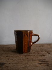画像2: 小鹿田焼 坂本工窯 面取マグカップ (2)