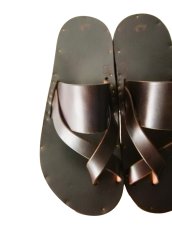 画像2: JUTTANEUMANN 【MEN'S】 FRANK ユッタニューマンレザーサンダル フランク  (2)