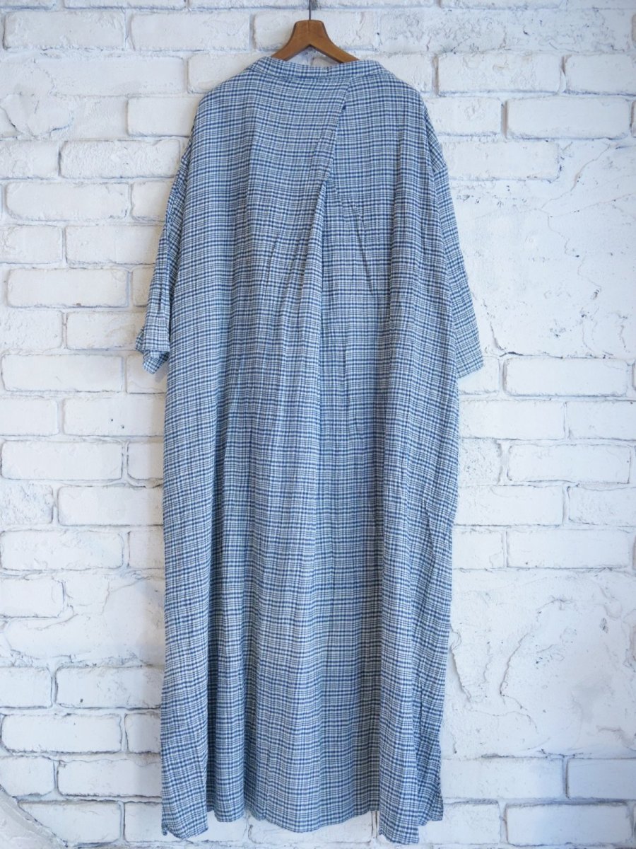 画像4: maku textiles NOOR cotton Handwoven Dress マクテキスタイルズ コットンハンドウーブンドレス (CS25S254826) (4)