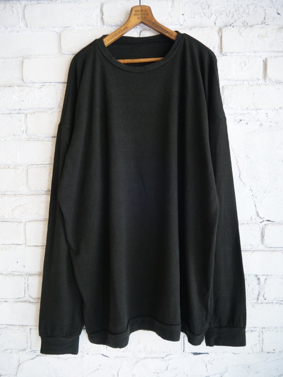 画像1: MITTAN ミッタン T-42 強撚絹紬糸ワイド長袖 (1)