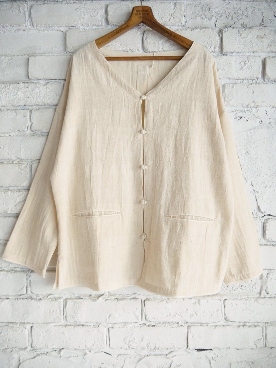 画像1: CALICO キャリコ アンバーチャルカカラコットンカディキントップス UJ0100 O1112 U10NR  (1)