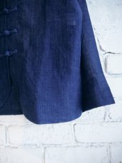 画像3: maku textiles NUWA Linen Handwoven JACKET マクテキスタイルズ リネンハンドウーブンジャケット (GS2535) (3)