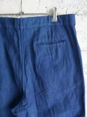 画像5: maku textiles POLCOCK マクテキスタイルズ インディゴ染コットンパンツ (M2215) (5)