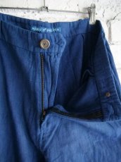 画像6: maku textiles POLCOCK マクテキスタイルズ インディゴ染コットンパンツ (M2215) (6)